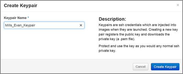 Create Keypair