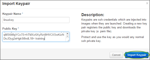 Import Keypair