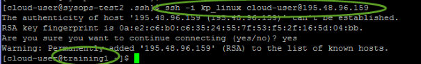 PuTTY configuration Connection Data